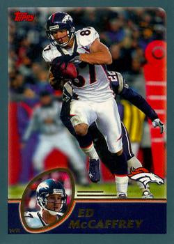 #49 Ed McCaffrey - Denver Broncos - 2003 Topps Football