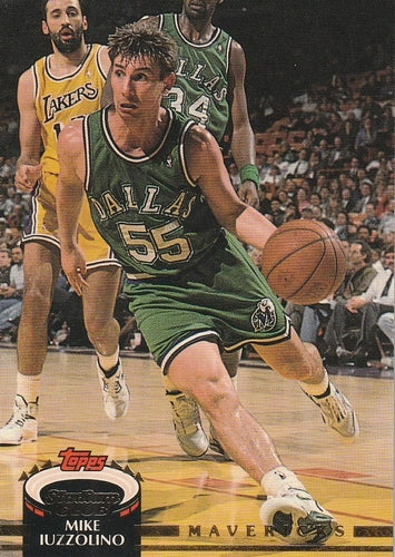 #49 Mike Iuzzolino - Dallas Mavericks - 1992-93 Stadium Club Basketball
