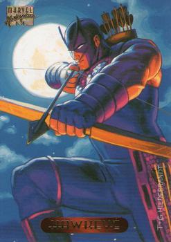 #49 Hawkeye - 1994 Fleer Marvel Masterpieces Hildebrandt Brothers