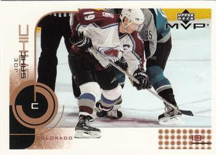 #49 Joe Sakic - Colorado Avalanche - 2002-03 Upper Deck MVP Hockey