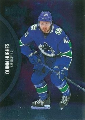 #49 Quinn Hughes - Vancouver Canucks - 2021-22 Skybox Metal Universe Hockey