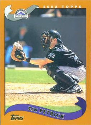 #49 Ben Petrick - Colorado Rockies - 2002 Topps Baseball