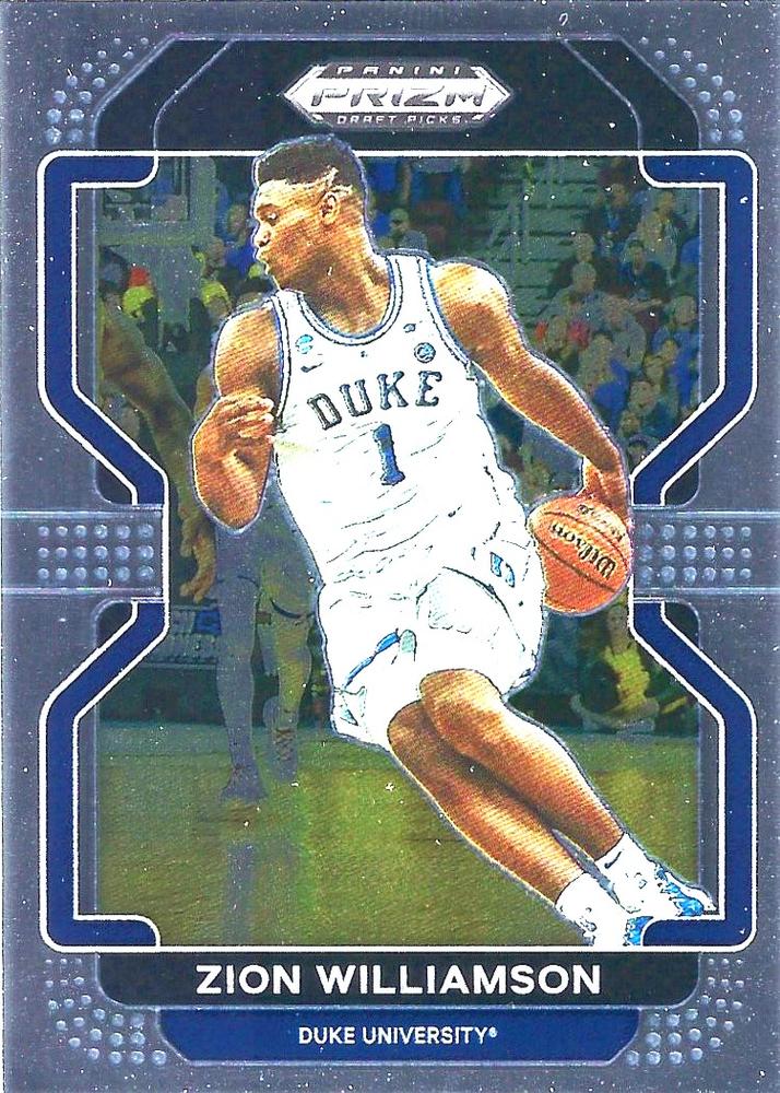 #49 Zion Williamson - Duke Blue Devils - 2022 Panini Prizm Draft Picks Basketball