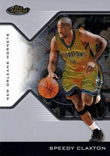 #49 Speedy Claxton - New Orleans Hornets - 2004-05 Finest Basketball