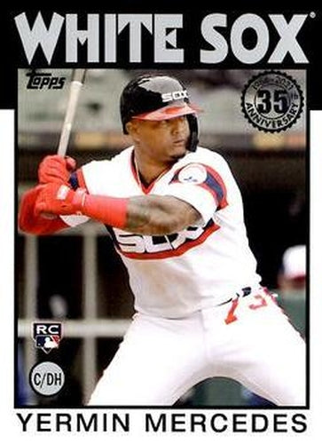 #86B-49 Yermin Mercedes - Chicago White Sox - 2021 Topps Update - 1986 Topps Baseball 35th Anniversary Baseball