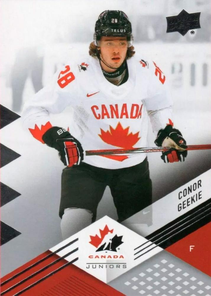 #49 Conor Geekie - Canada - 2024 Upper Deck Team Canada Juniors Hockey