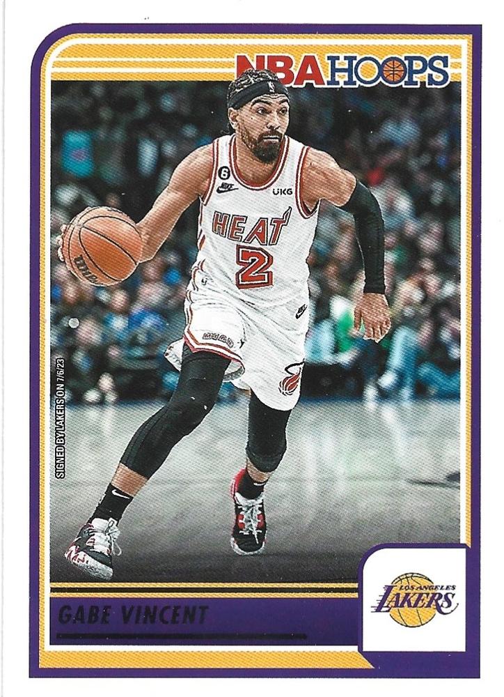 #49 Gabe Vincent - Los Angeles Lakers - 2023-24 Hoops Basketball