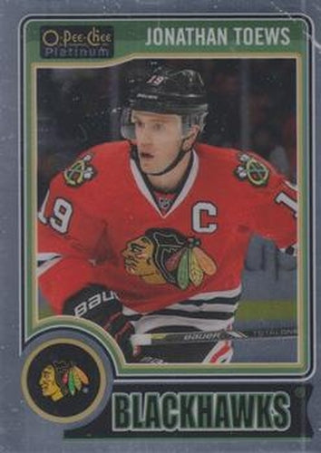 #49b Jonathan Toews - Chicago Blackhawks - 2014-15 O-Pee-Chee Platinum Hockey