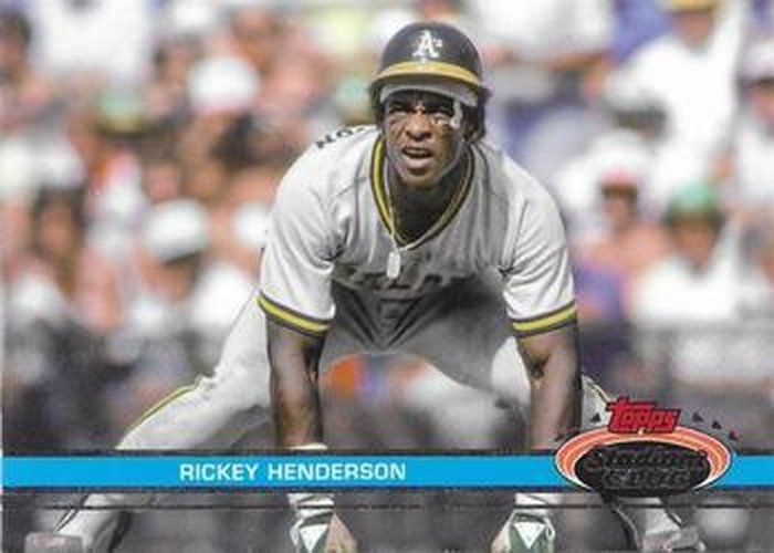 #49c Rickey Henderson - Oakland Athletics - 2022 Stadium Club Baseball