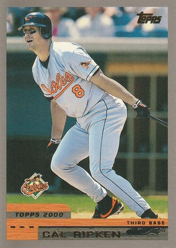 #4 Cal Ripken Jr. - Baltimore Orioles - 2000 Topps Baseball