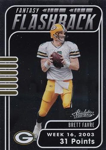 #FF-BF Brett Favre - Green Bay Packers - 2020 Panini Absolute - Fantasy Flashback Football