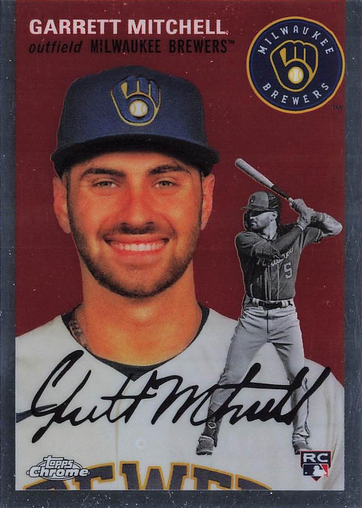 #4 Garrett Mitchell - Milwaukee Brewers - 2023 Topps Chrome Platinum Anniversary Baseball