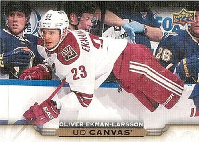 #C4 Oliver Ekman-Larsson - Arizona Coyotes - 2015-16 Upper Deck - UD Canvas Hockey