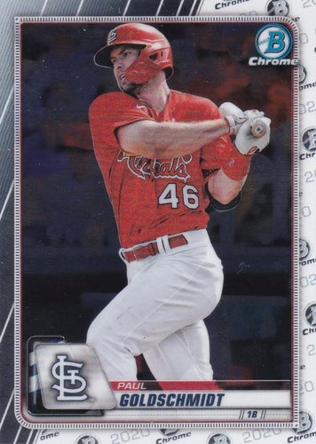 #4 Paul Goldschmidt - St. Louis Cardinals - 2020 Bowman Chrome Baseball
