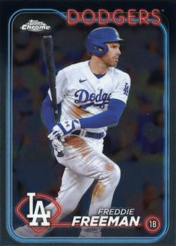 #4 Freddie Freeman - Los Angeles Dodgers - 2024 Topps Chrome Baseball
