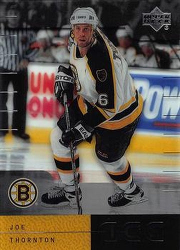 #4 Joe Thornton - Boston Bruins - 2000-01 Upper Deck Ice Hockey