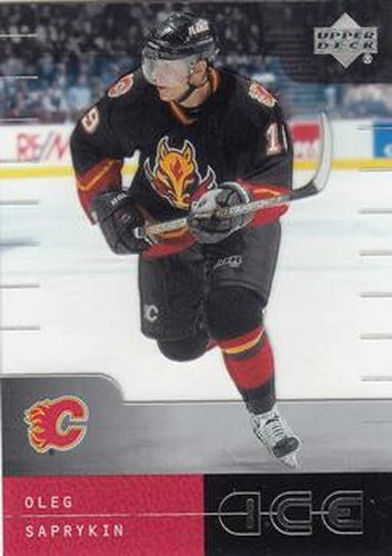 #64 Oleg Saprykin - Calgary Flames - 2000-01 Upper Deck Ice Hockey