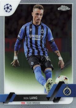 #4 Noa Lang - Club Brugge KV - 2022-23 Topps Chrome UEFA Club Competitions Soccer