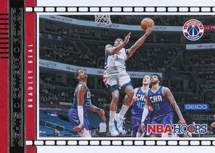 #4 Bradley Beal - Washington Wizards - 2021-22 Hoops - Lights Camera Action Basketball