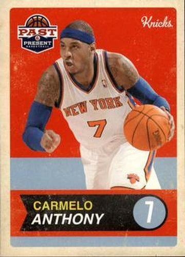 #4 Carmelo Anthony - New York Knicks - 2011-12 Panini Past & Present Basketball