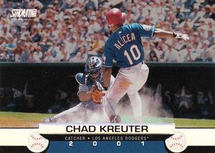 #4 Chad Kreuter - Los Angeles Dodgers - 2001 Stadium Club Baseball