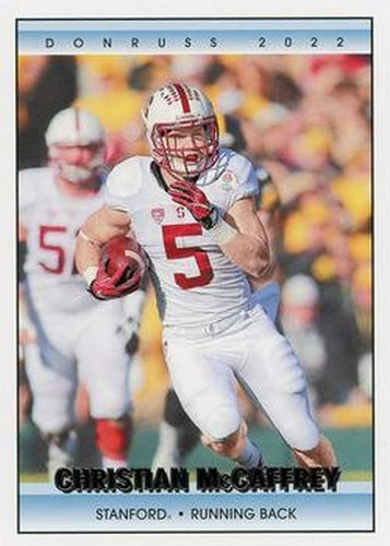 #4 Christian McCaffrey - Stanford Cardinal - 2022 Panini Chronicles Draft Picks - Donruss Retro Football