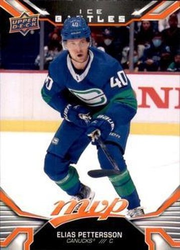 #4 Elias Pettersson - Vancouver Canucks - 2022-23 Upper Deck MVP - Ice Battles Hockey