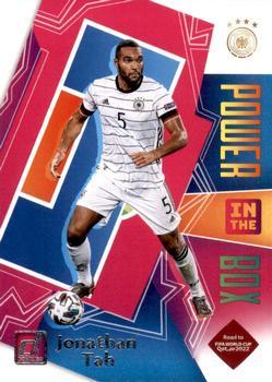 #4 Jonathan Tah - Germany - 2021-22 Donruss Road to FIFA World Cup Qatar 2022 - Power in the Box Soccer