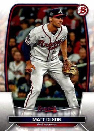 #4 Matt Olson - Atlanta Braves - 2023 Bowman Baseball