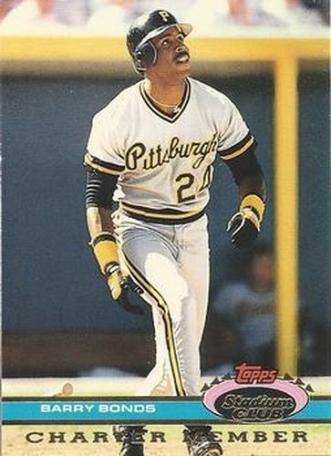 #NNO4a Barry Bonds - Pittsburgh Pirates - 1991 Stadium Club Charter Member