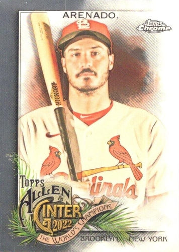 #4 Nolan Arenado - St. Louis Cardinals - 2022 Topps Allen & Ginter Chrome Baseball
