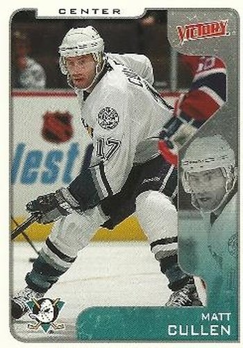 #4 Matt Cullen - Anaheim Mighty Ducks - 2001-02 Upper Deck Victory Hockey