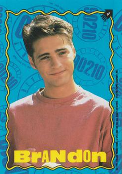 #4 Brandon - 1991 Topps Beverly Hills 90210 - Stickers