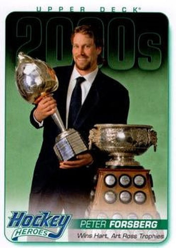 #HH69 Peter Forsberg - Colorado Avalanche - 2011-15 Upper Deck - Hockey Heroes
