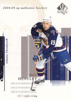#4 Dany Heatley - Atlanta Thrashers - 2004-05 SP Authentic Hockey