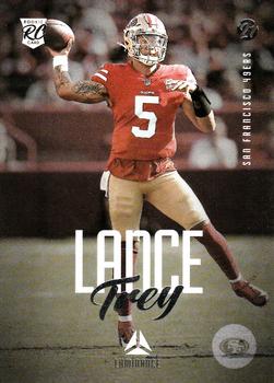 #204 Trey Lance - San Francisco 49ers - 2021 Panini Chronicles - Luminance Update Rookies Football