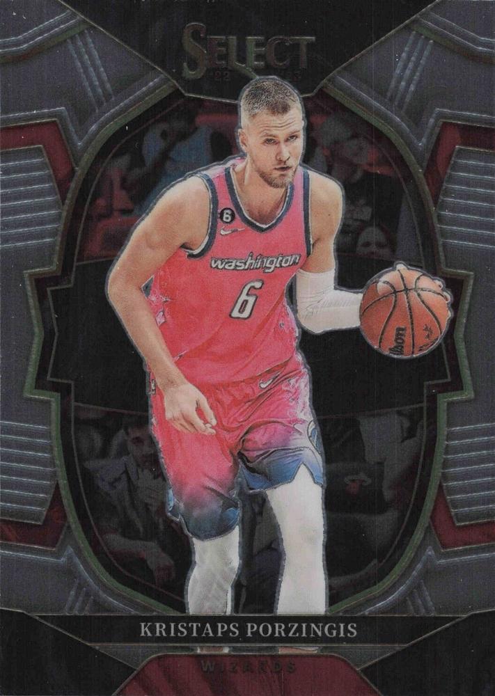 #4 Kristaps Porzingis - Washington Wizards - 2022-23 Panini Select Basketball