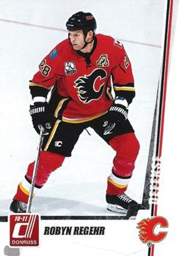 #4 Robyn Regehr - Calgary Flames - 2010-11 Donruss Hockey