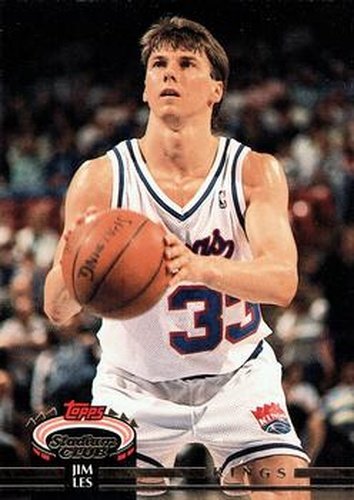 #4 Jim Les - Sacramento Kings - 1992-93 Stadium Club Basketball