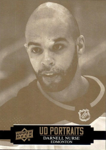 #P-4 Darnell Nurse - Edmonton Oilers - 2021-22 Upper Deck - UD Portraits Hockey