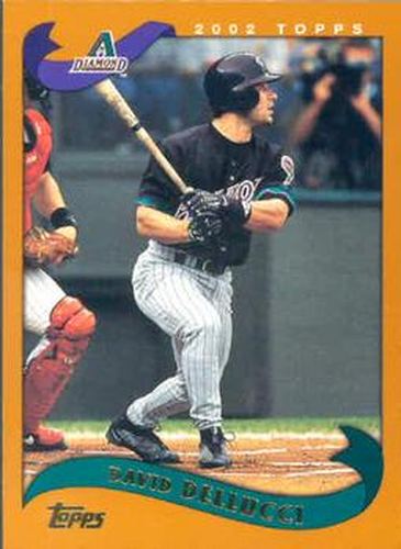 #501 David Dellucci - Arizona Diamondbacks - 2002 Topps Baseball