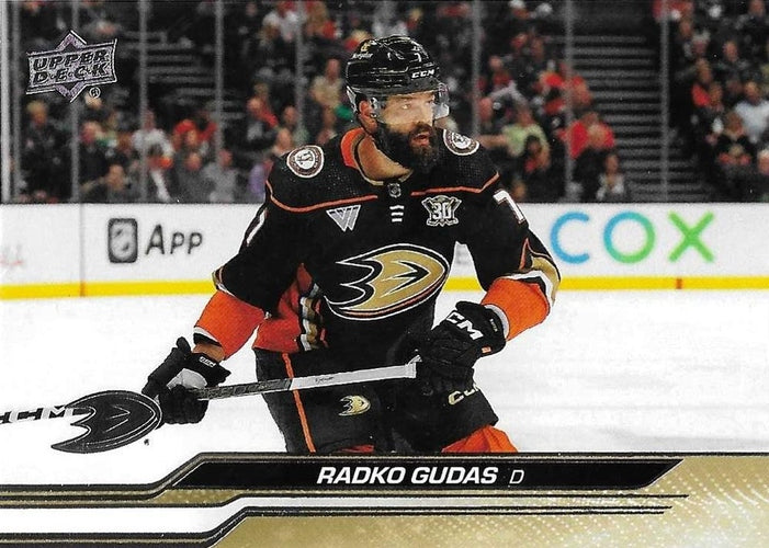 #501 Radko Gudas - Anaheim Ducks - 2023-24 Upper Deck Hockey