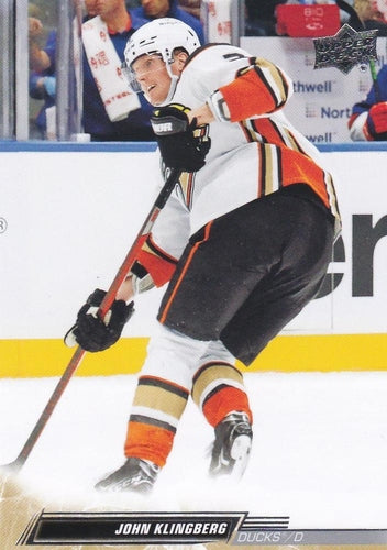 #502 John Klingberg - Anaheim Ducks - 2022-23 Upper Deck Hockey