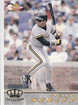 #502 Orlando Merced - Pittsburgh Pirates - 1994 Pacific Baseball