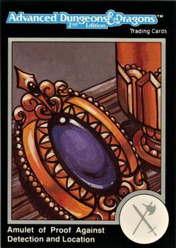 #502 Amulet of Proof Against Detection and Location - 1991 TSR Advanced Dungeons & Dragons - Silver
