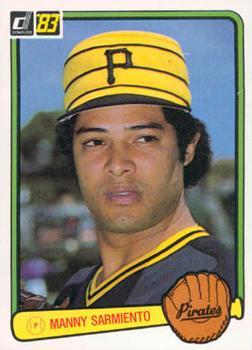 #502 Manny Sarmiento - Pittsburgh Pirates - 1983 Donruss Baseball