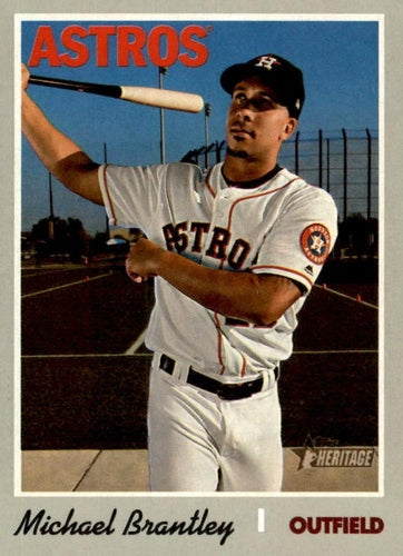 #503 Michael Brantley - Houston Astros - 2019 Topps Heritage Baseball