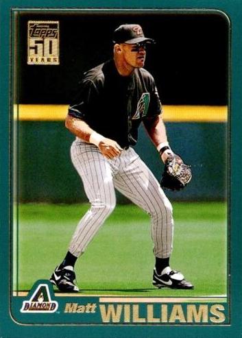 #503 Matt Williams - Arizona Diamondbacks - 2001 Topps Baseball
