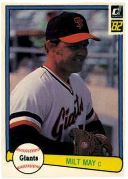 #503 Milt May - San Francisco Giants - 1982 Donruss Baseball