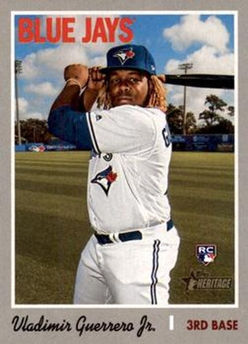 #504c Vladimir Guerrero Jr. - Toronto Blue Jays - 2019 Topps Heritage Baseball